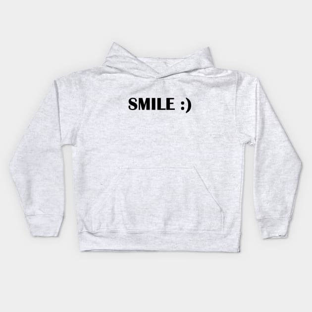 Smile :) Kids Hoodie by PeppermintClover